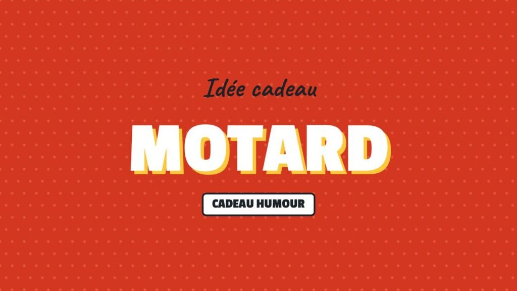 Idée cadeau : Motard